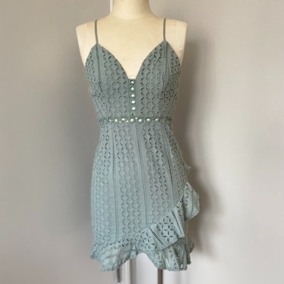 Eyelet Embroidered Dress - Picture 1 of 3
